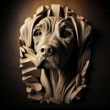 3D model Saw argentino dog (STL)